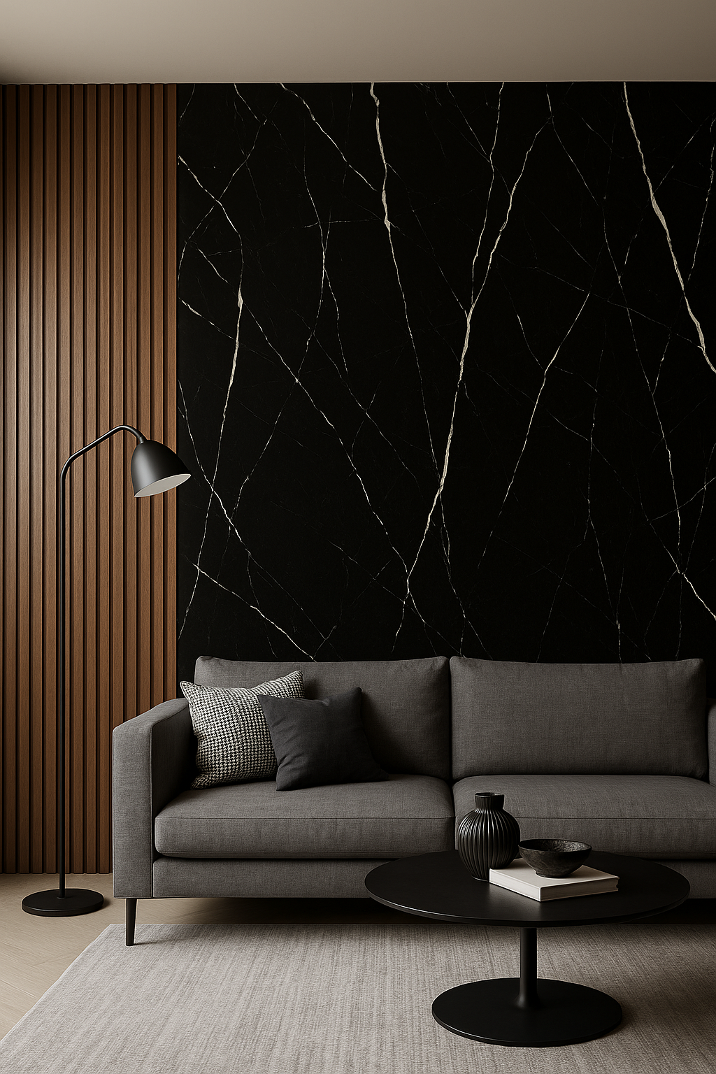 PVC Mármol Turmalina 1.22x2.90 m | Interdeck
