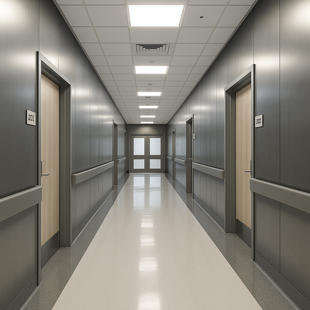 PVC Metálico Aluminio 8mm para Muros y Superficies – Interdeck