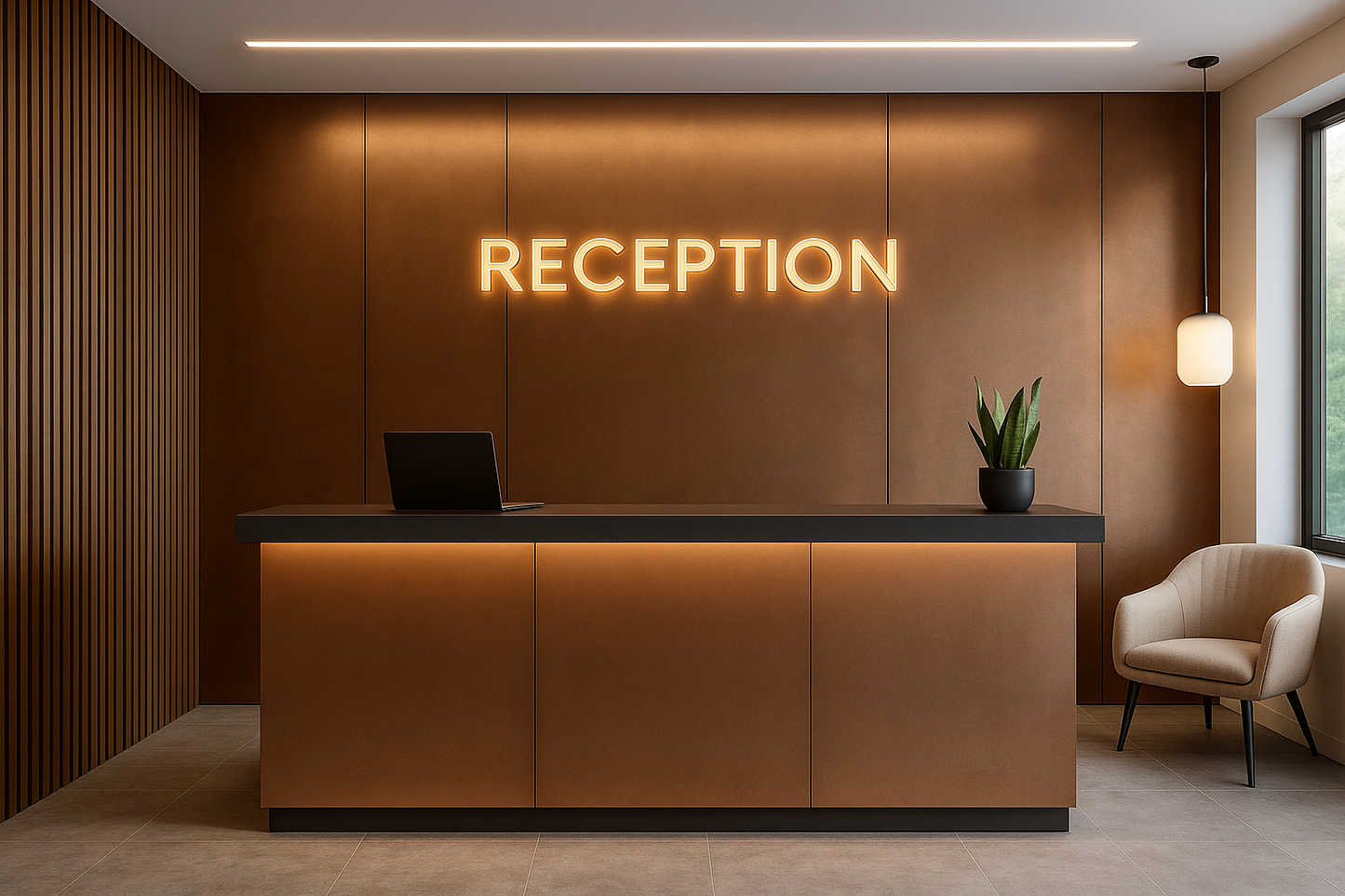 PVC Metálico Cobre 8mm para Muros y Superficies – Interdeck