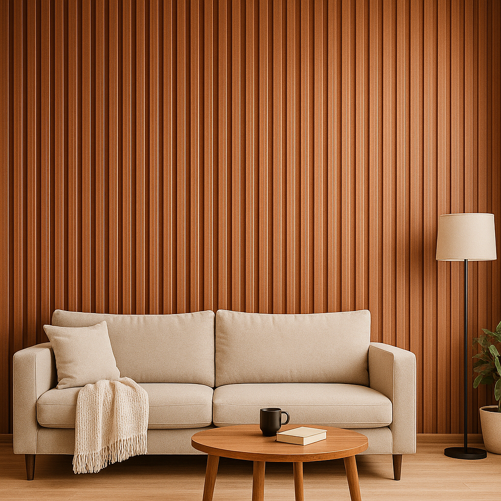 🧱 Lambrín PVC para Interiores Caja 14 pzas | Rosewood – Interdeck