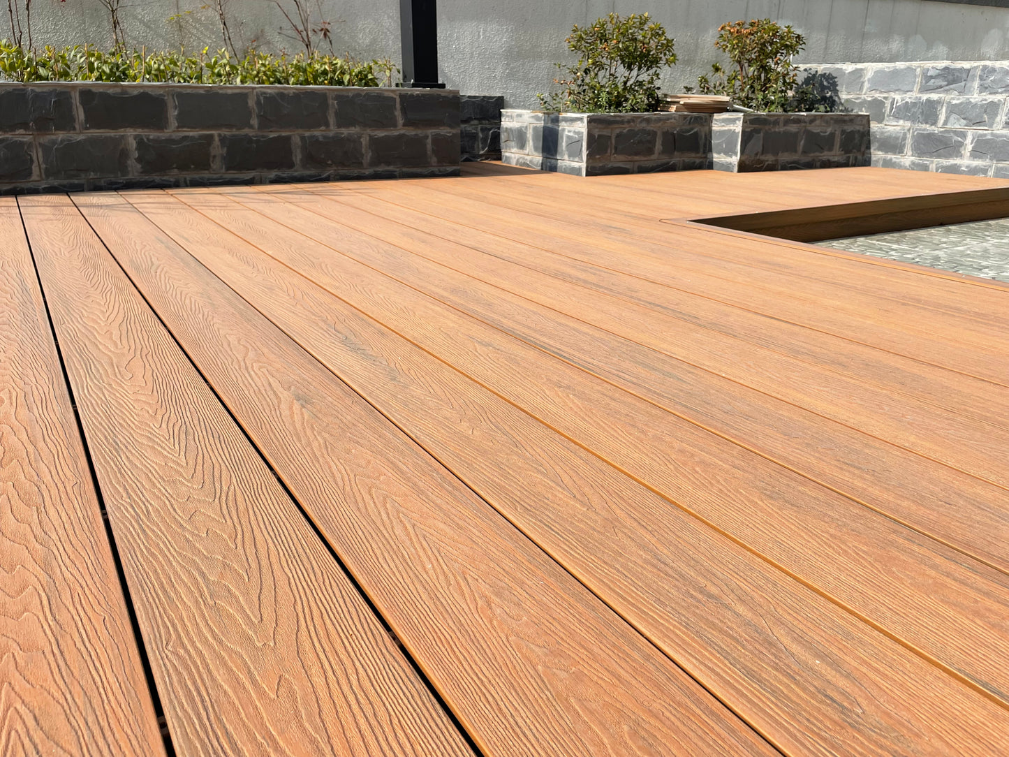 WPC Deck Coextruido Golden Teak 2.90 m | Interdeck
