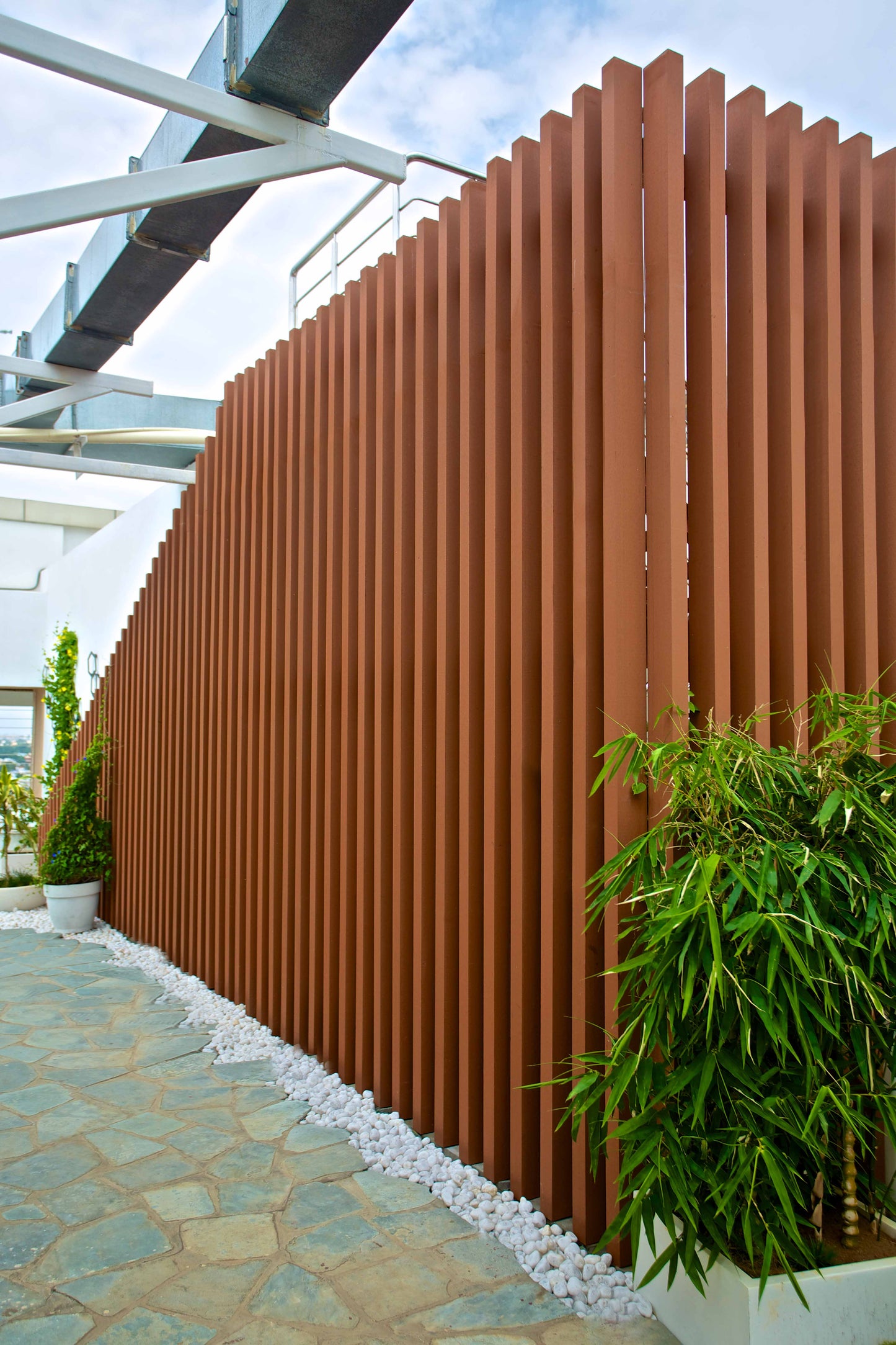 Viga WPC Coextruida 10×5 | Golden Teak | 2.90 m