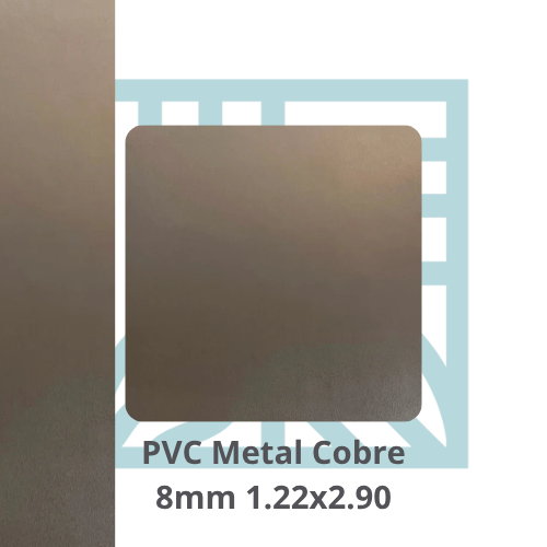 PVC Metálico Cobre 8mm para Muros y Superficies – Interdeck
