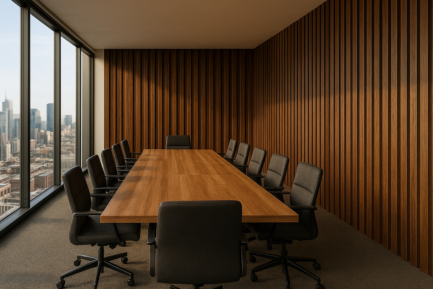 🧱 Lambrín PVC para Interiores Caja de 14 pzas | Nogal – Interdeck