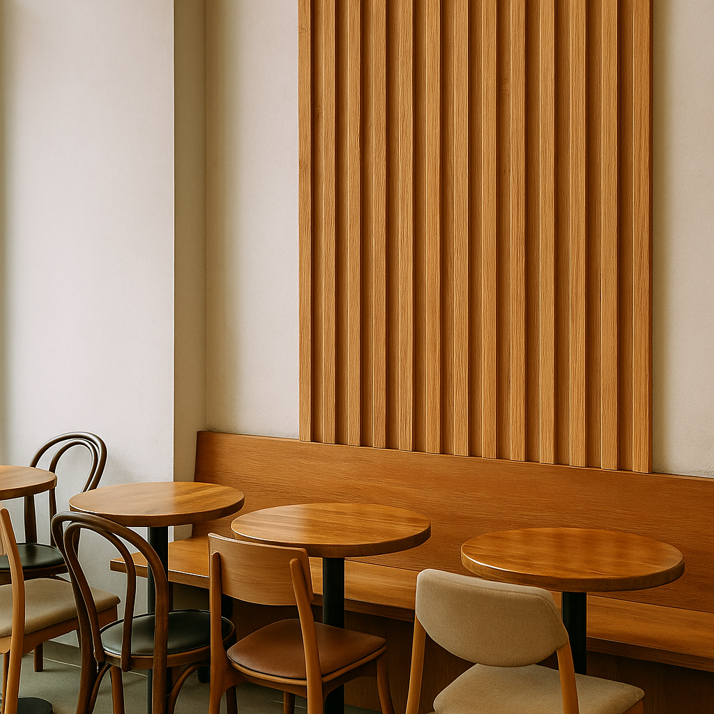 🧱 Lambrín PVC para Interiores Caja 14 pzas | Roble – Interdeck