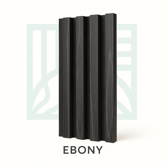 🧱 Lambrín PVC para Interiores Caja 14 pzas | Ebony – Interdeck