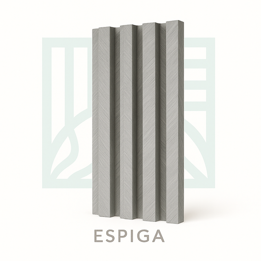 🧱 Lambrín PVC para Interiores Caja 14 pzas | Espiga – Interdeck