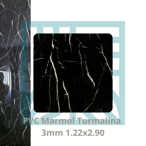 PVC Mármol Turmalina 1.22x2.90 m | Interdeck