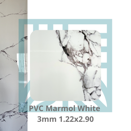 PVC Mármol White 1.22x2.90 m | Interdeck