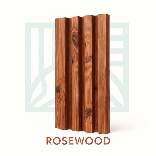 🧱 Lambrín PVC para Interiores Caja 14 pzas | Rosewood – Interdeck