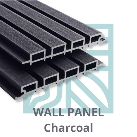 WPC Wall Panel Coextruido Charcoal 2.90 m | Interdeck