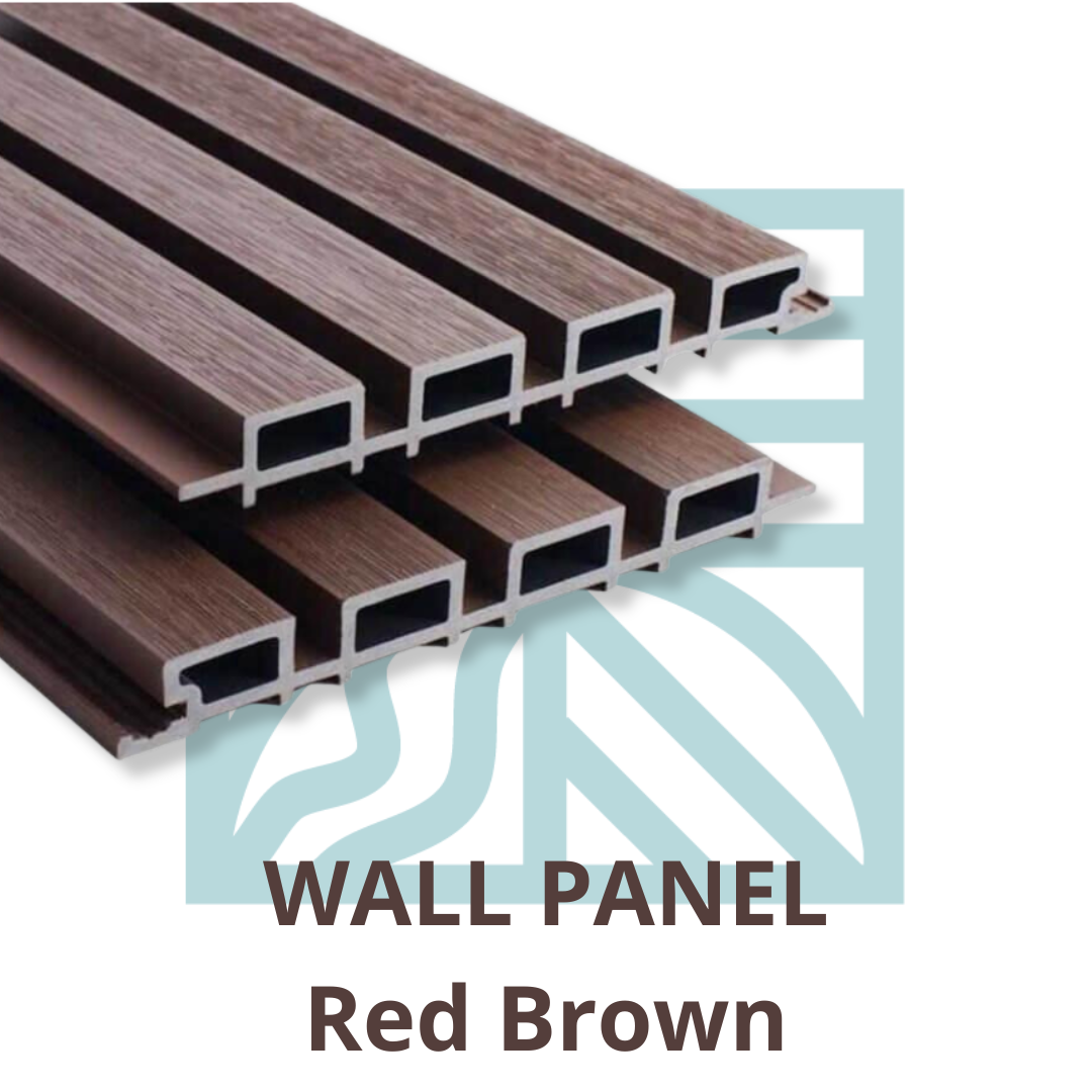 WPC Wall Panel Coextruido | Red Brown | 2.90 m | Interdeck